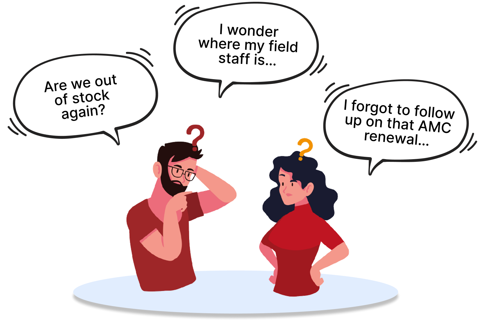 Team collaboration illustration